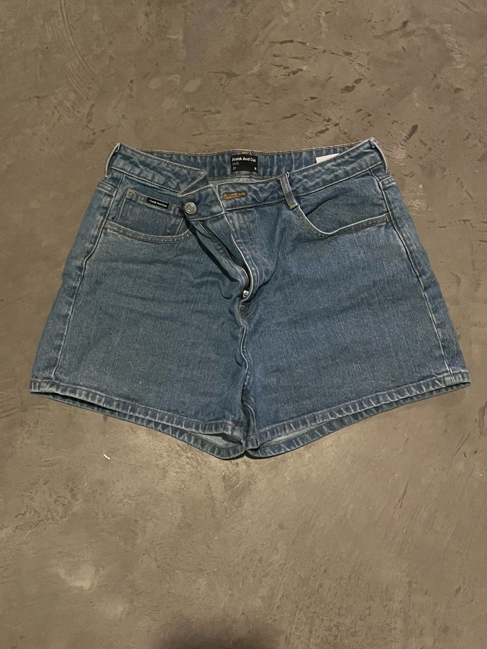 Stevie Frank & Oak Classic Blue Denim Shorts
